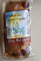 Mängden socker i Cake aux fruits confits