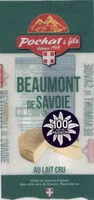 Mängden socker i Beaumont de Savoie au lait cru