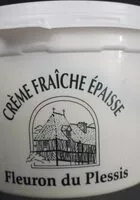 Mängden socker i Crème fraîche epaisse