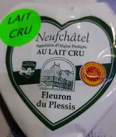 Mängden socker i Fleuron du Plessis, Coeur Neufchatel AOC, au lait cru, le fromage de 200 gr