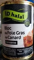 Mängden socker i Bloc de foie gras de canard