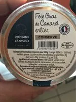 Mängden socker i Foie gras de canard entier