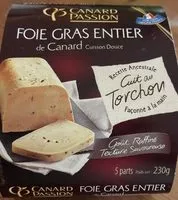 Mängden socker i Foie Gras Entier de Canard