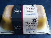 Mängden socker i Foie gras de canard