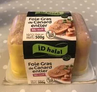 Mängden socker i Foie gras de canard entier