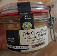 Mängden socker i Foie gras canard