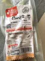 Mängden socker i Confit de canard