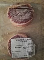 Mängden socker i 2 tournedos de filet de canard