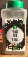 Mängden socker i Poivre noir moulu bio