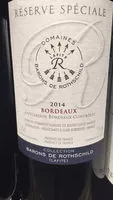 Mängden socker i COLLECTION BARONS DE ROTHSCHILD (LAFITE) RÉSERVE SPÉCIALE 2014 BORDEAUX