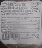 Mängden socker i Fromage des Vignerons