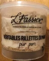 Mängden socker i Veritables rillettes du mans