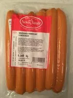 Mängden socker i Saucisses de francfort