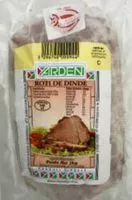 Mängden socker i Roti de dinde Yarden