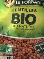 Mängden socker i Lentilles bio au naturel