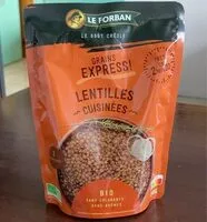 Mängden socker i Grains Express Bio - Lentilles cuisinées