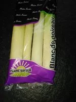 Mängden socker i Blanc de poireaux