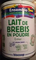 Mängden socker i Lait de brebis en poudre, entier
