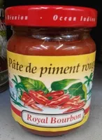 Mängden socker i Pâte de piment rouge