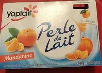 Mängden socker i Perle de lait mandarine