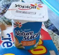 Mängden socker i Le yaourt nature sucré au sucre de canne