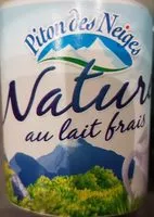 Mängden socker i Nature au lait frais