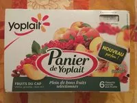 Mängden socker i Paniers de Yoplait
