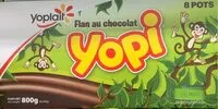Mängden socker i Flan au chocolat Yopi