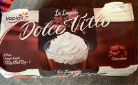Mängden socker i Dolce Vita Liegeois Chocolat