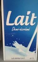 Mängden socker i Lait demi-écrémé