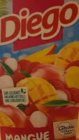 Mängden socker i Diego Mangue Letchis 2 Litres