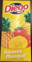 Mängden socker i Boissons aux Fruits 2L ananas mangue
