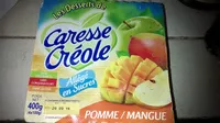 Mängden socker i Caresse créole pomme/mangue allégé en sucres