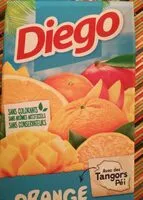 Mängden socker i Diego orange mangue