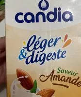 Mängden socker i Candia lactose free amande