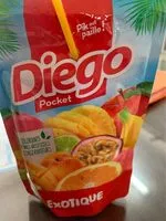 Mängden socker i Diego exotique