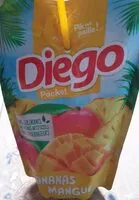 Mängden socker i Diego pocket