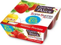 Mängden socker i Pomme fraise SSA