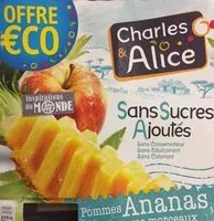 Mängden socker i Pomme Ananas avec morceaux - sans sucres ajoutés