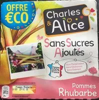 Mängden socker i Pommes Rhubarbe avec morceaux