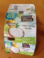 Mängden socker i Pommes Coco Citron vert