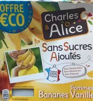 Mängden socker i Compote Pommes Bananes Vanille 4 x 97 g