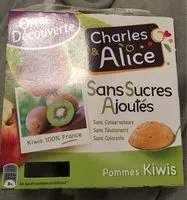 Mängden socker i Compote Pommes-Kiwi sans sucres ajoutés