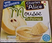 Mängden socker i Mousse de Poires