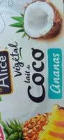 Mängden socker i Charles et Alice lait de coco ananas