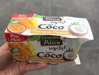 Mängden socker i Végétal lait de coco mangues passion