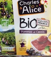 Mängden socker i Dessert pomme cassis bio