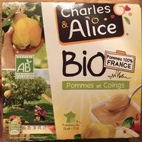 Mängden socker i Compote Bio Pommes et Coings