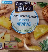 Mängden socker i Pommes ananas touche de gingembre