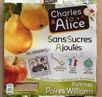 Mängden socker i Pommes Poires Williams (sans sucre ajouté)